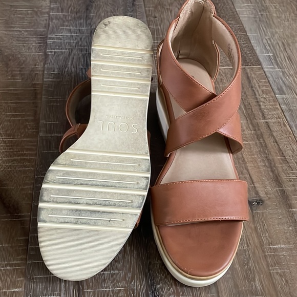 Comfortable women’s wedge sandals size 7.5 - Picture 4 of 5